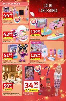 Auchan - gazetka promocyjna Katalog prezenty Święta jak babcię kocham Hipermarket Auchan  do wtorku 23.12 - strona 21
