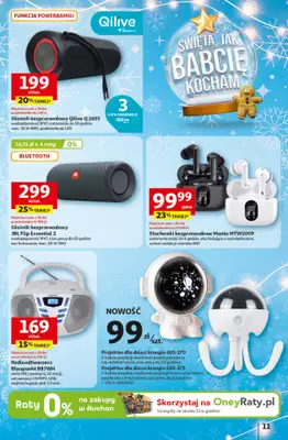 Auchan - gazetka promocyjna Gazetka katalog prezenty Świera jak babcię kocham Hipermarket Auchan od czwartku 27.11 do wtorku 23.12 - strona 11