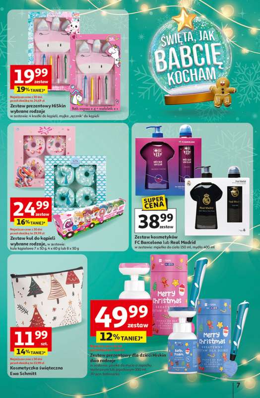 Auchan - gazetka promocyjna Gazetka katalog prezenty Świera jak babcię kocham Hipermarket Auchan od czwartku 27.11 do wtorku 23.12 - strona 7