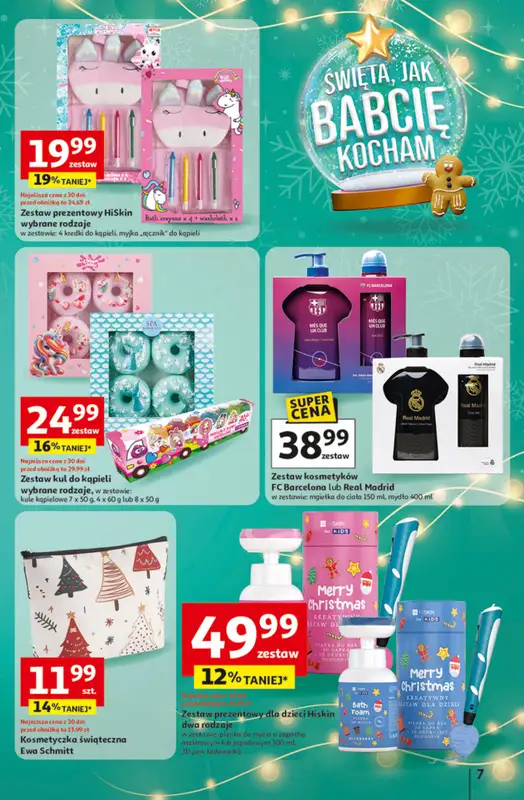 Auchan - gazetka promocyjna Gazetka katalog prezenty Świera jak babcię kocham Hipermarket Auchan od czwartku 27.11 do wtorku 23.12 - strona 7
