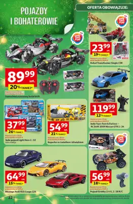 Auchan - gazetka promocyjna Gazetka katalog prezenty Świera jak babcię kocham Hipermarket Auchan od czwartku 27.11 do wtorku 23.12 - strona 22