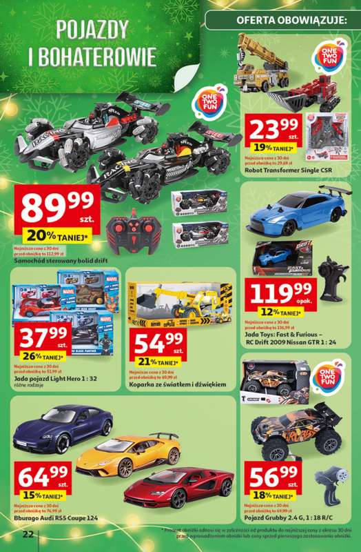 Auchan - gazetka promocyjna Gazetka katalog prezenty Świera jak babcię kocham Hipermarket Auchan  do wtorku 23.12 - strona 22