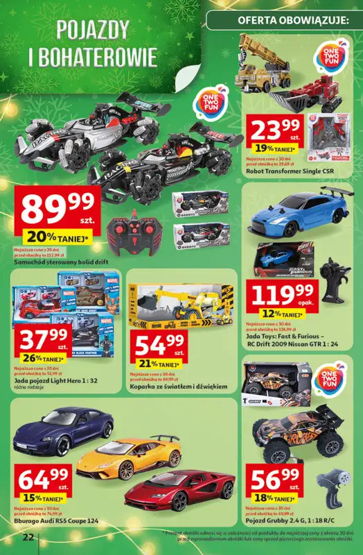 Auchan - gazetka promocyjna Gazetka katalog prezenty Świera jak babcię kocham Hipermarket Auchan od czwartku 27.11 do wtorku 23.12 - strona 22