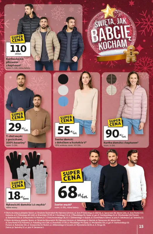 Auchan - gazetka promocyjna Gazetka katalog prezenty Świera jak babcię kocham Hipermarket Auchan od czwartku 27.11 do wtorku 23.12 - strona 15