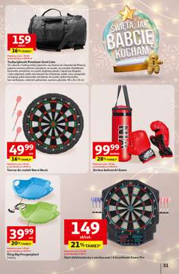 Auchan - gazetka promocyjna Gazetka katalog prezenty Święta jak babcię kocham Hipermarket Auchan  do wtorku 23.12 - strona 31