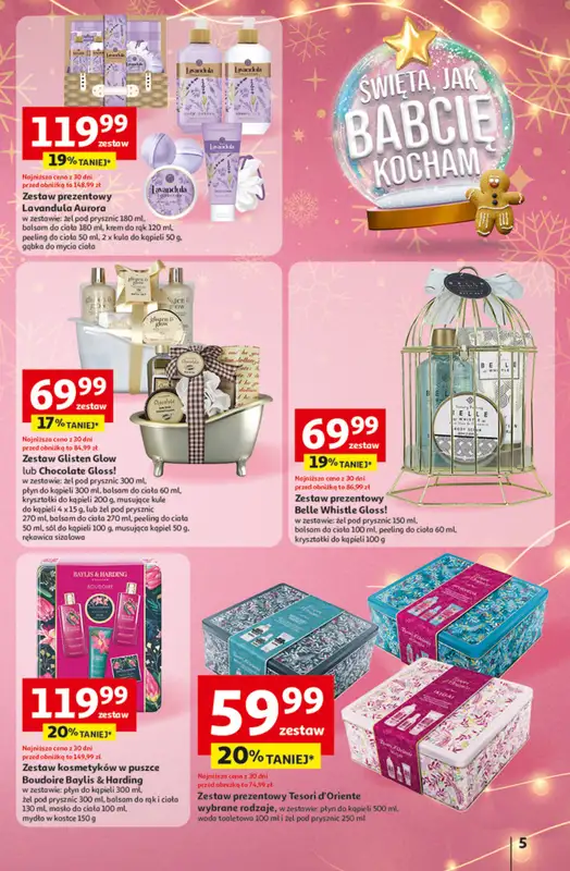 Auchan - gazetka promocyjna Gazetka katalog prezenty Świera jak babcię kocham Hipermarket Auchan od czwartku 27.11 do wtorku 23.12 - strona 5