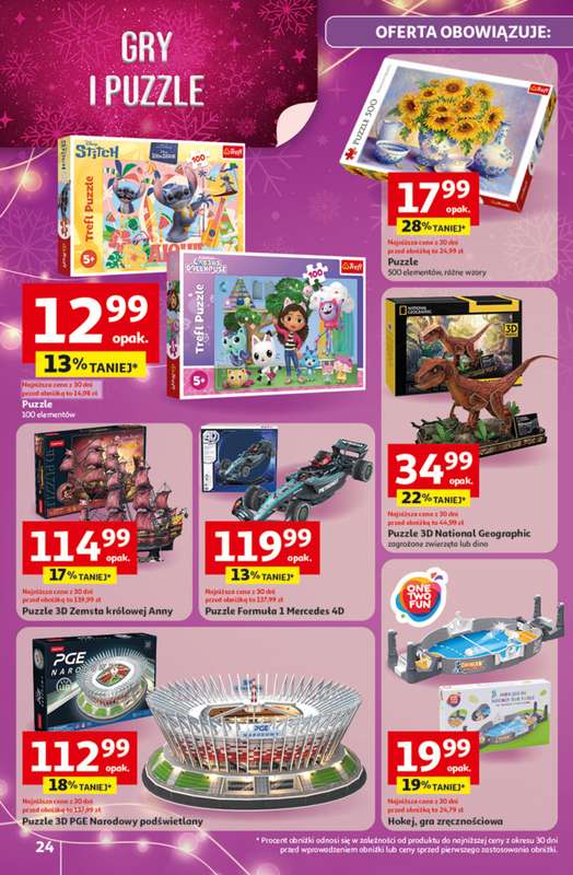 Auchan - gazetka promocyjna Gazetka katalog prezenty Świera jak babcię kocham Hipermarket Auchan od czwartku 27.11 do wtorku 23.12 - strona 24