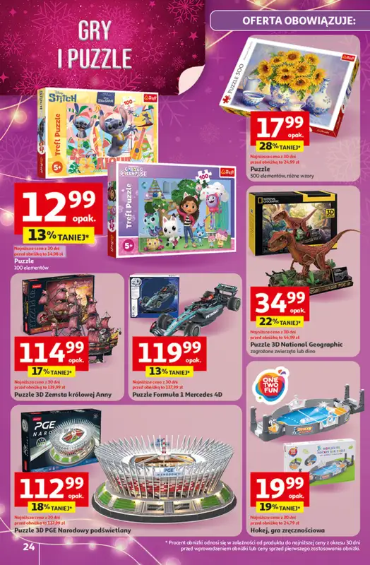 Auchan - gazetka promocyjna Gazetka katalog prezenty Świera jak babcię kocham Hipermarket Auchan od czwartku 27.11 do wtorku 23.12 - strona 24
