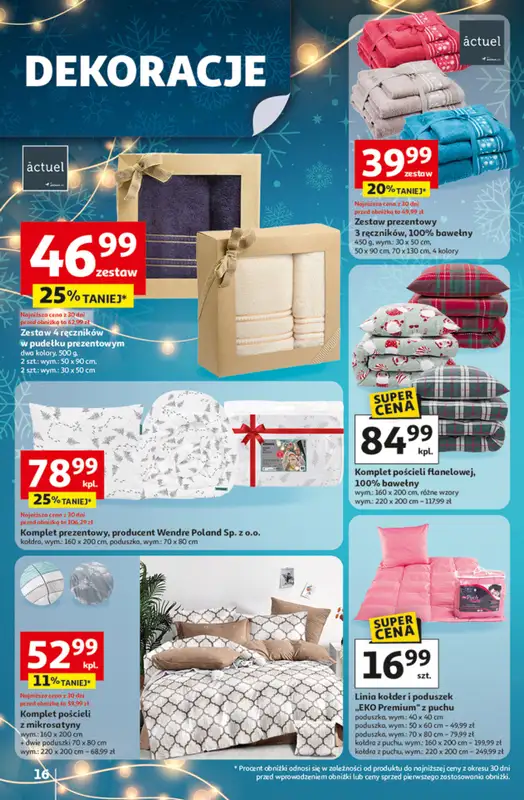 Auchan - gazetka promocyjna Gazetka katalog prezenty Świera jak babcię kocham Hipermarket Auchan od czwartku 27.11 do wtorku 23.12 - strona 16
