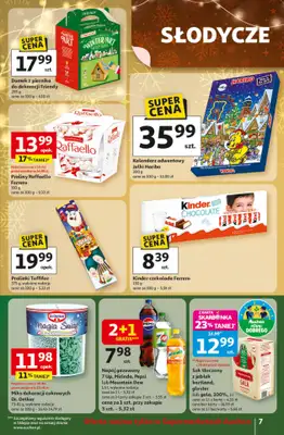 Auchan - gazetka promocyjna Gazetka Święta jak babcię kocham Supermarket Auchan od czwartku 27.11 do środy 03.12 - strona 7