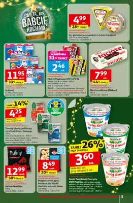 Auchan - gazetka promocyjna Gazetka Święta jak babcię kocham Supermarket Auchan od czwartku 27.11 do środy 03.12 - strona 5