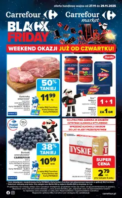 Carrefour - gazetka promocyjna Gazetka Weekend promek już od czwartku od czwartku 27.11 do soboty 29.11