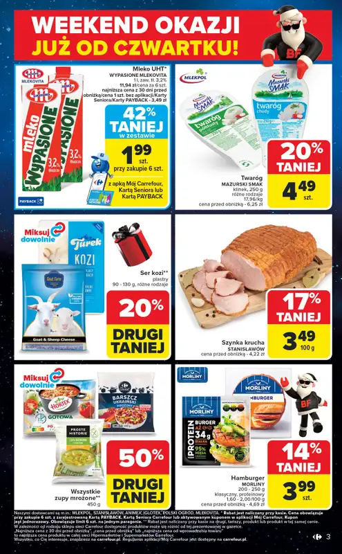 Carrefour - gazetka promocyjna Gazetka Weekend promek już od czwartku od czwartku 27.11 do soboty 29.11 - strona 3