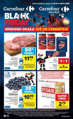 Carrefour Market - gazetka promocyjna Gazetka Weekend promek już od czwartku od czwartku 27.11 do soboty 29.11