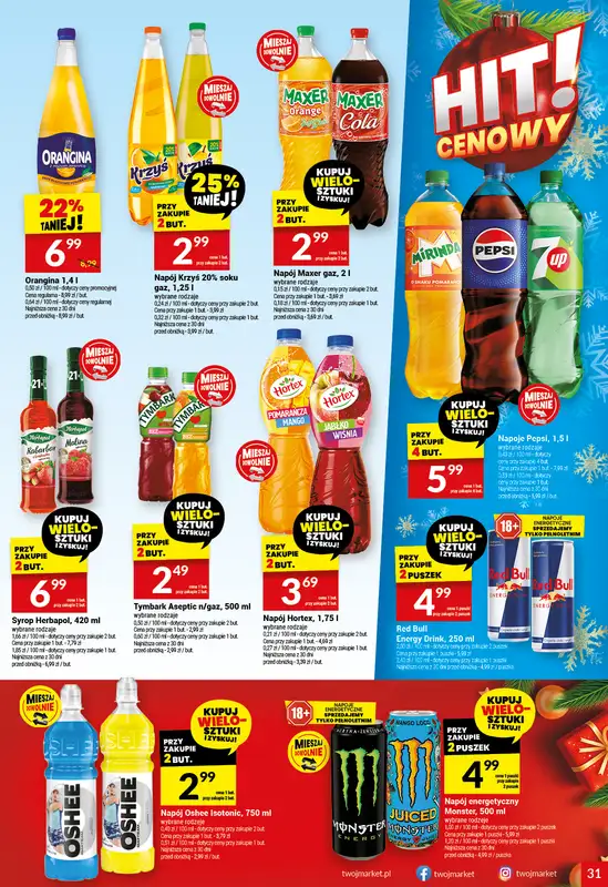 Twój Market - gazetka promocyjna Gazetka od środy 26.11 do wtorku 02.12 - strona 31