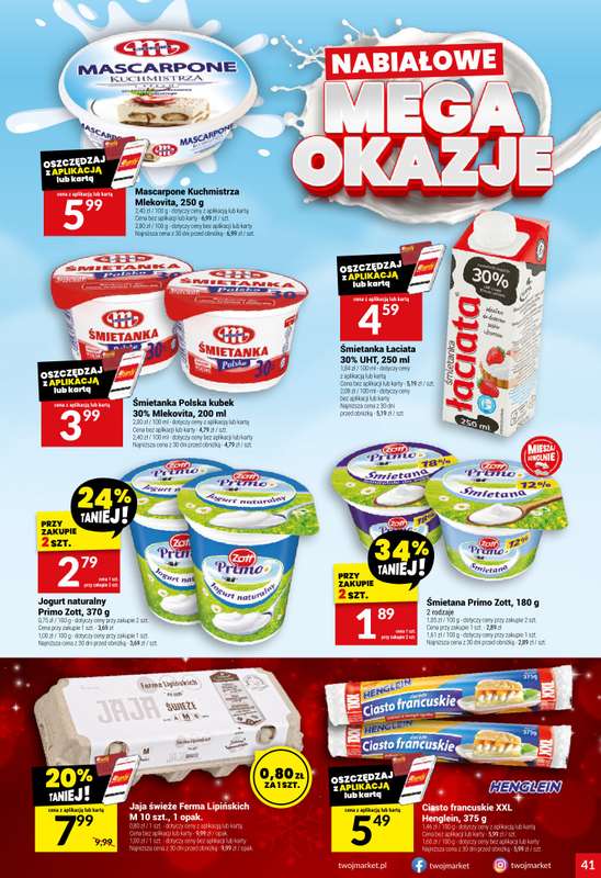 Twój Market - gazetka promocyjna Gazetka od środy 26.11 do wtorku 02.12 - strona 41