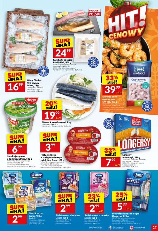 Twój Market - gazetka promocyjna Gazetka od środy 26.11 do wtorku 02.12 - strona 27