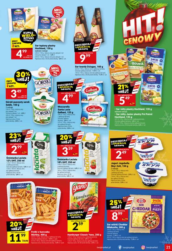Twój Market - gazetka promocyjna Gazetka od środy 26.11 do wtorku 02.12 - strona 21