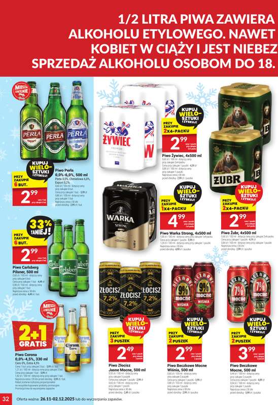 Twój Market - gazetka promocyjna Gazetka od środy 26.11 do wtorku 02.12 - strona 32