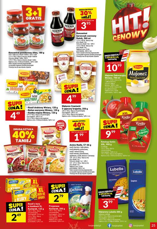 Twój Market - gazetka promocyjna Gazetka od środy 26.11 do wtorku 02.12 - strona 25