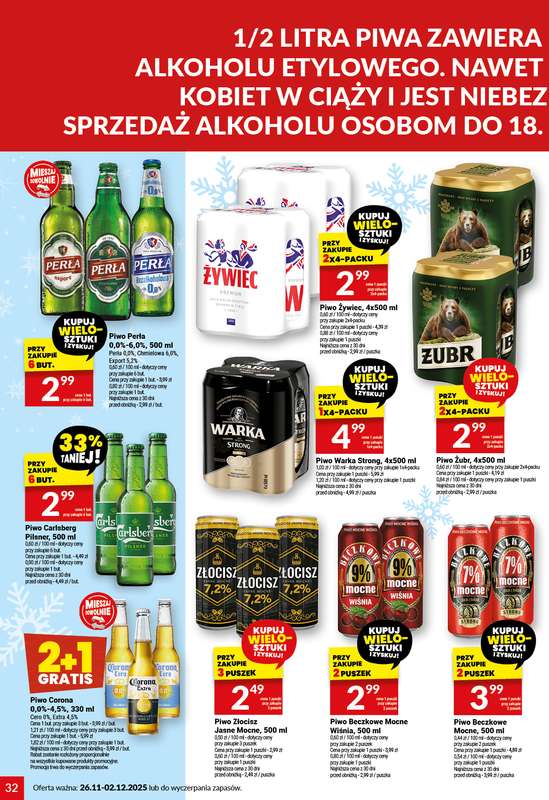 Twój Market - gazetka promocyjna Gazetka od środy 26.11 do wtorku 02.12 - strona 32