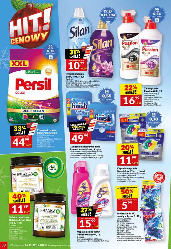 Twój Market - gazetka promocyjna Gazetka od środy 26.11 do wtorku 02.12 - strona 38