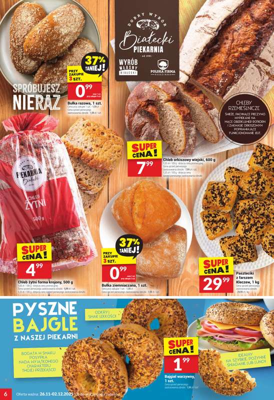 Twój Market - gazetka promocyjna Gazetka od środy 26.11 do wtorku 02.12 - strona 6