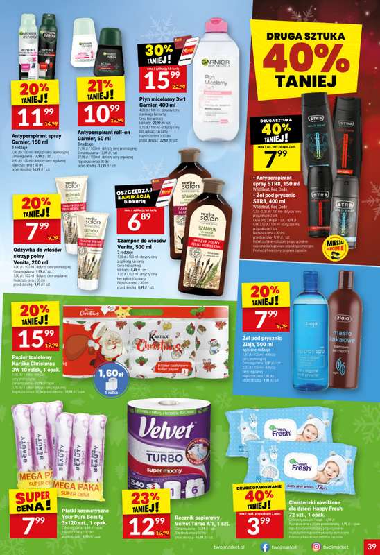 Twój Market - gazetka promocyjna Gazetka od środy 26.11 do wtorku 02.12 - strona 39