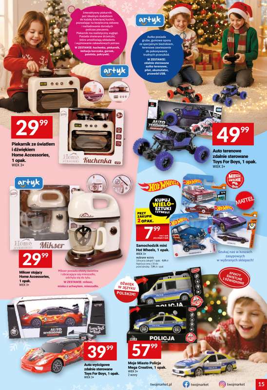 Twój Market - gazetka promocyjna Gazetka od środy 26.11 do wtorku 02.12 - strona 15