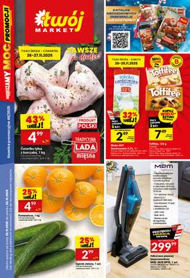 Twój Market - gazetka promocyjna Gazetka od środy 26.11 do wtorku 02.12