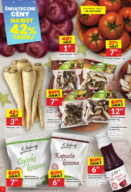 Twój Market - gazetka promocyjna Gazetka od środy 26.11 do wtorku 02.12 - strona 4