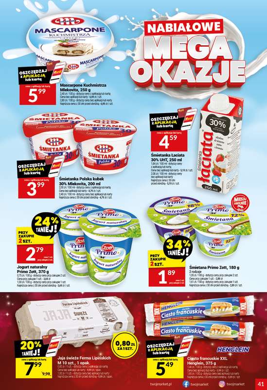 Twój Market - gazetka promocyjna Gazetka od środy 26.11 do wtorku 02.12 - strona 41