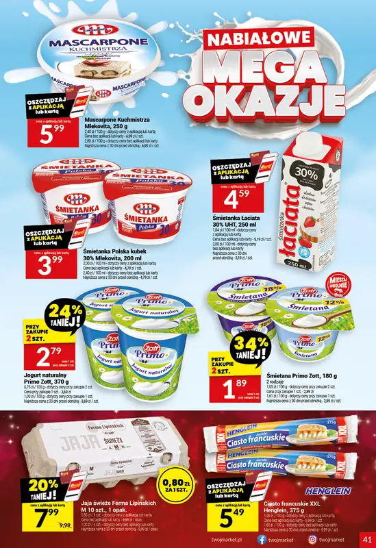 Twój Market - gazetka promocyjna Gazetka od środy 26.11 do wtorku 02.12 - strona 41
