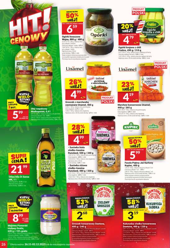Twój Market - gazetka promocyjna Gazetka od środy 26.11 do wtorku 02.12 - strona 26