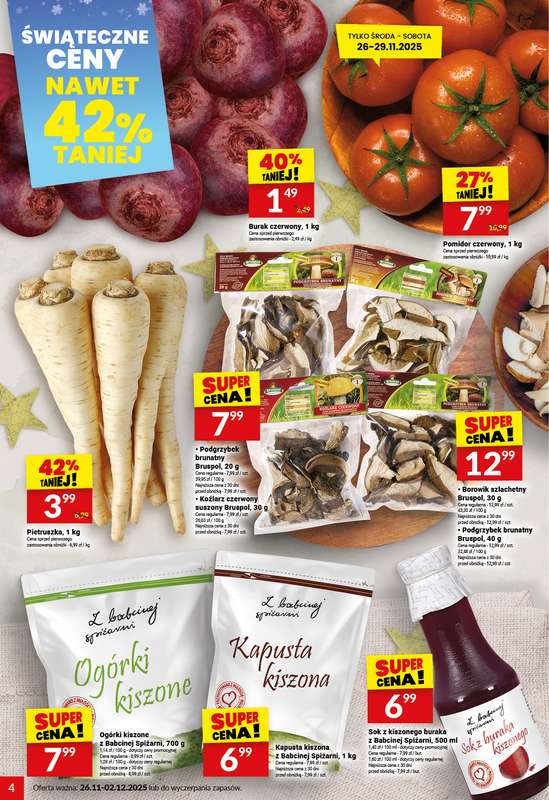 Twój Market - gazetka promocyjna Gazetka od środy 26.11 do wtorku 02.12 - strona 4