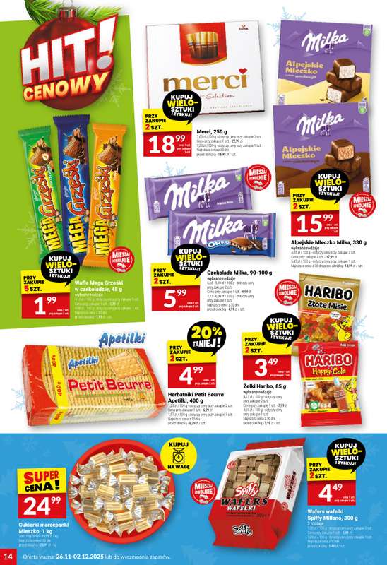 Twój Market - gazetka promocyjna Gazetka od środy 26.11 do wtorku 02.12 - strona 14