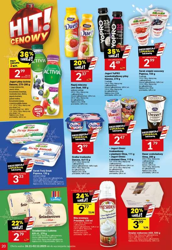 Twój Market - gazetka promocyjna Gazetka od środy 26.11 do wtorku 02.12 - strona 20