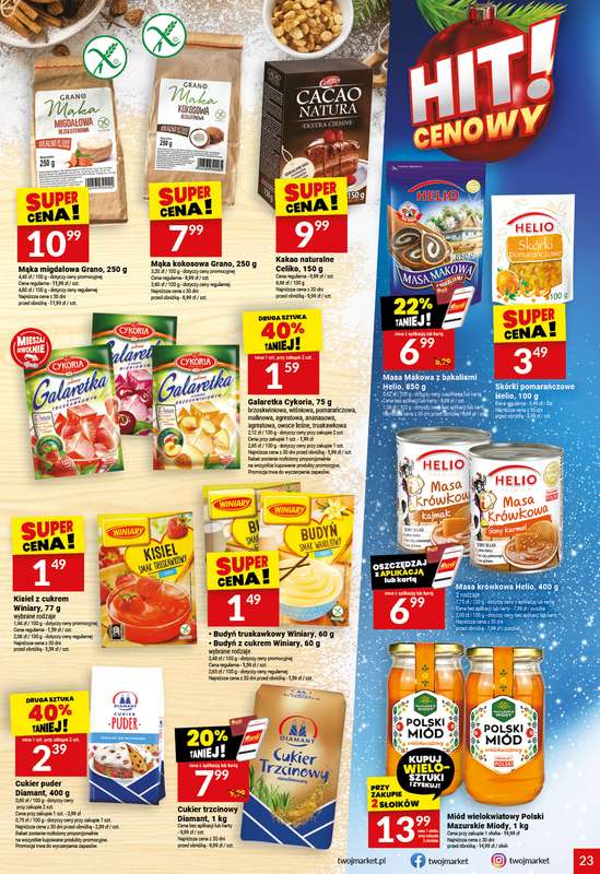 Twój Market - gazetka promocyjna Gazetka od środy 26.11 do wtorku 02.12 - strona 23