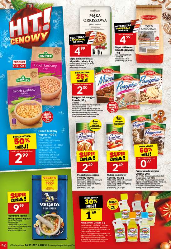 Twój Market - gazetka promocyjna Gazetka od środy 26.11 do wtorku 02.12 - strona 42