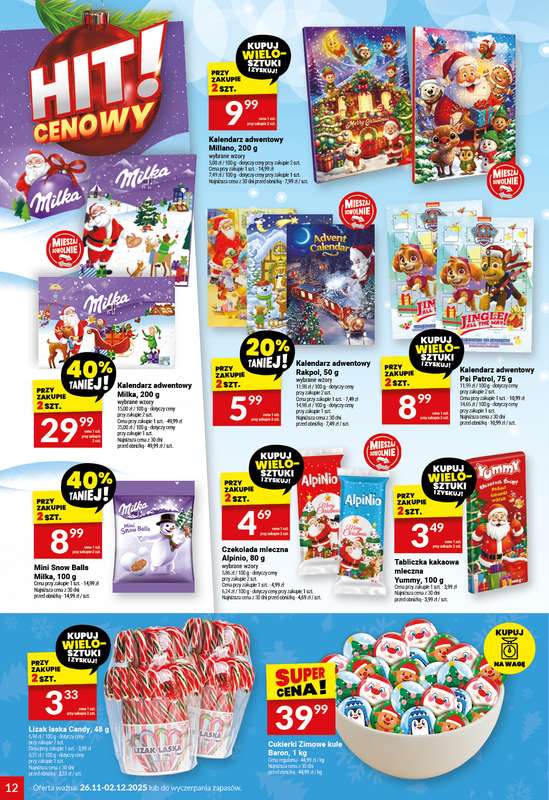 Twój Market - gazetka promocyjna Gazetka od środy 26.11 do wtorku 02.12 - strona 12