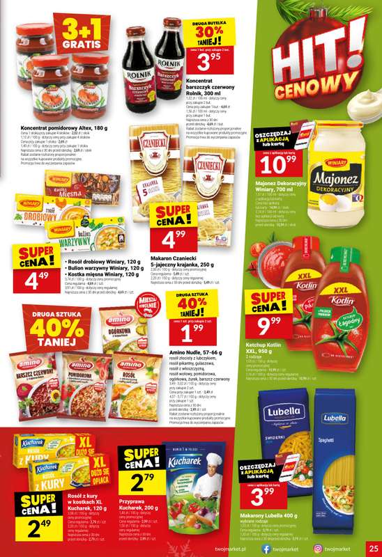 Twój Market - gazetka promocyjna Gazetka od środy 26.11 do wtorku 02.12 - strona 25