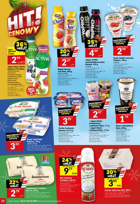 Twój Market - gazetka promocyjna Gazetka od środy 26.11 do wtorku 02.12 - strona 20