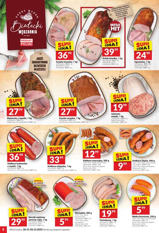 Twój Market - gazetka promocyjna Gazetka od środy 26.11 do wtorku 02.12 - strona 8