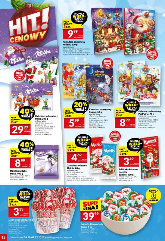 Twój Market - gazetka promocyjna Gazetka od środy 26.11 do wtorku 02.12 - strona 12