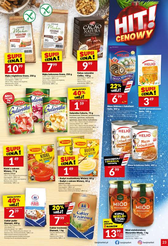 Twój Market - gazetka promocyjna Gazetka od środy 26.11 do wtorku 02.12 - strona 23