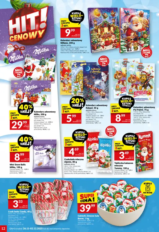 Twój Market - gazetka promocyjna Gazetka od środy 26.11 do wtorku 02.12 - strona 12