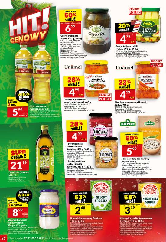 Twój Market - gazetka promocyjna Gazetka od środy 26.11 do wtorku 02.12 - strona 26