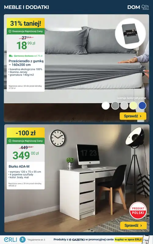 Erli - gazetka promocyjna Black Weeks – Świąteczny klimat w domu! – HITY CENOWE od środy 26.11 do niedzieli 30.11 - strona 3