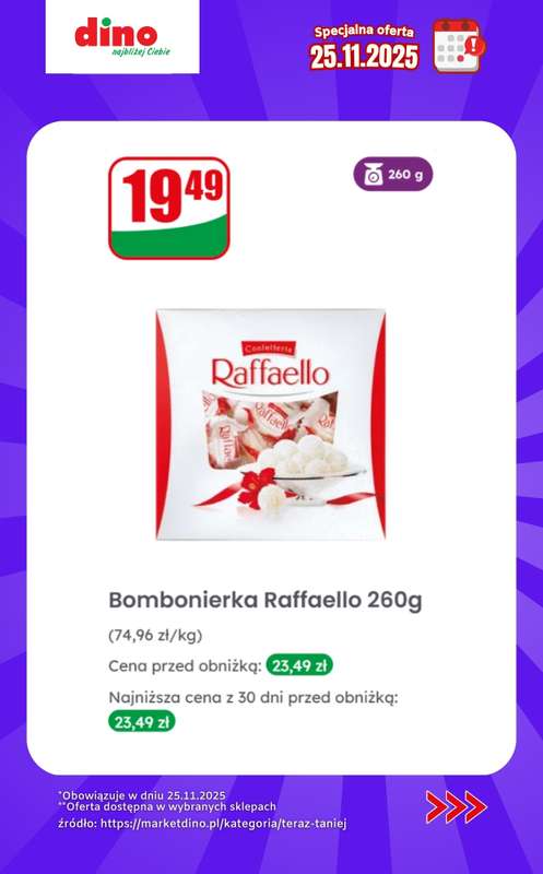 Dino - gazetka promocyjna Specjalna oferta na 25.11.2025 - promocje spoza gazetki od wtorku 25.11 do wtorku 25.11 - strona 9