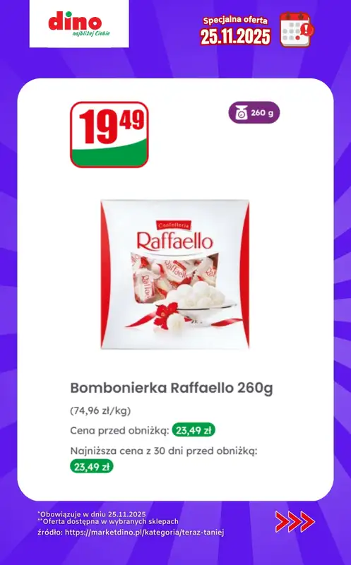 Dino - gazetka promocyjna Specjalna oferta na 25.11.2025 - promocje spoza gazetki od wtorku 25.11 do wtorku 25.11 - strona 9